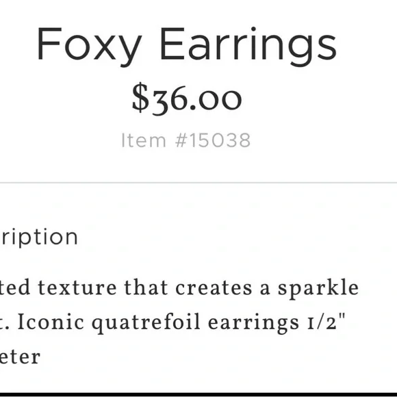 Park Lane Foxy Earrings Silver - Picture 2 of 2